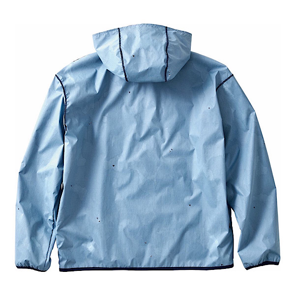 BLUE HEART RIPSTOP NYLON ZIP-UP PARKA (with INDIGO POUCH)｜Porter