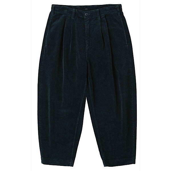 シルエットテーパードPorter Classic 23AW Corduroy Pants Black